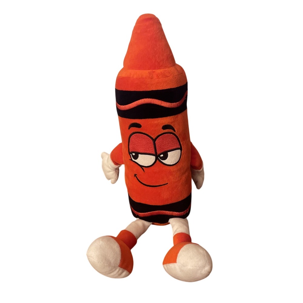 VTG Crayola Radical Red Crayola Experience Crayon Plush 18" Stuffed Toy 2016